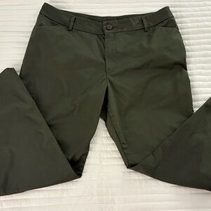 Lee Womens Wrinkle Free Pants Olive Green